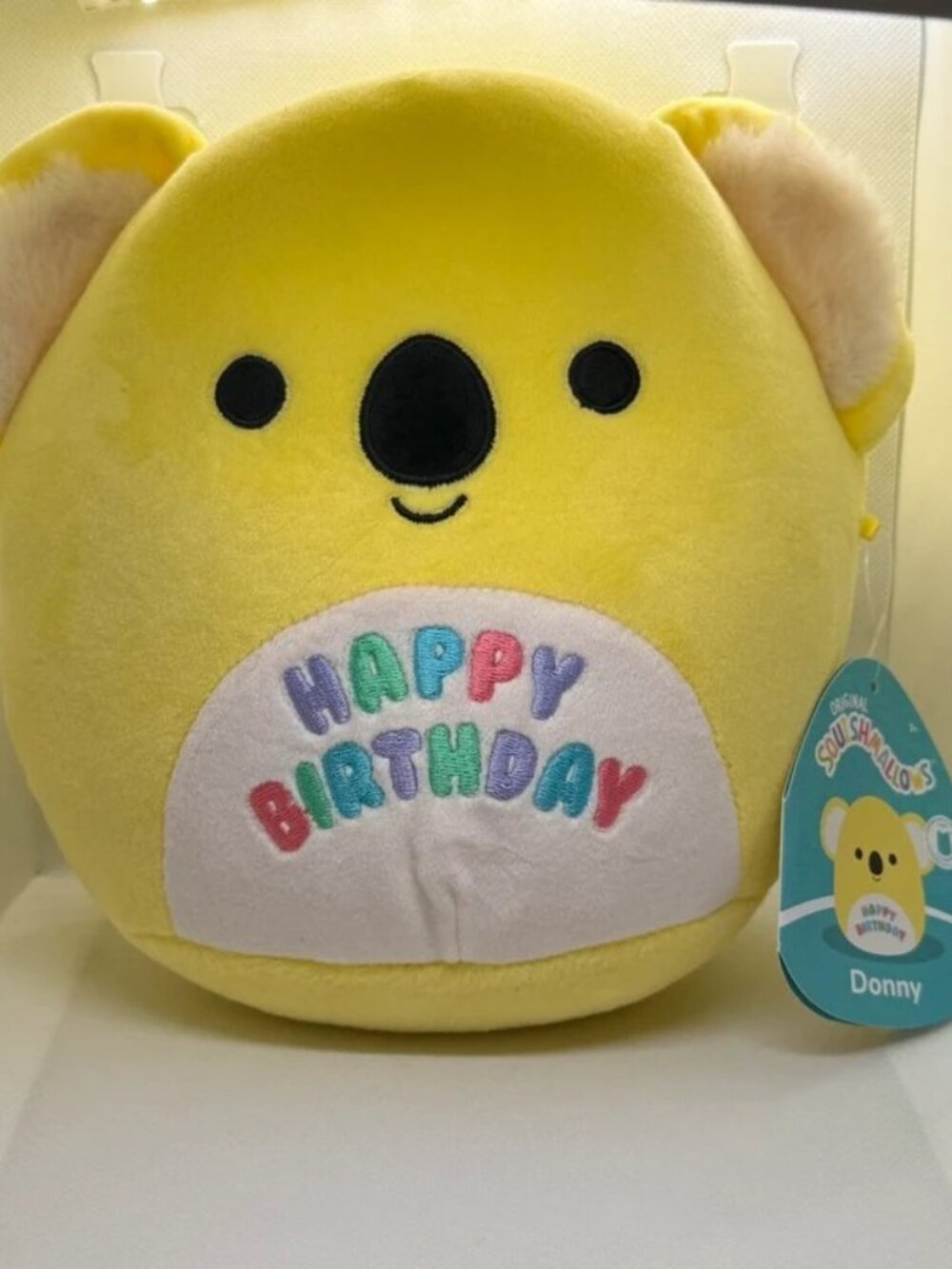 8" Donny Squishmallow Happy Birthday Plush NWT